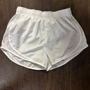 Nike Women's White Athletic Shorts